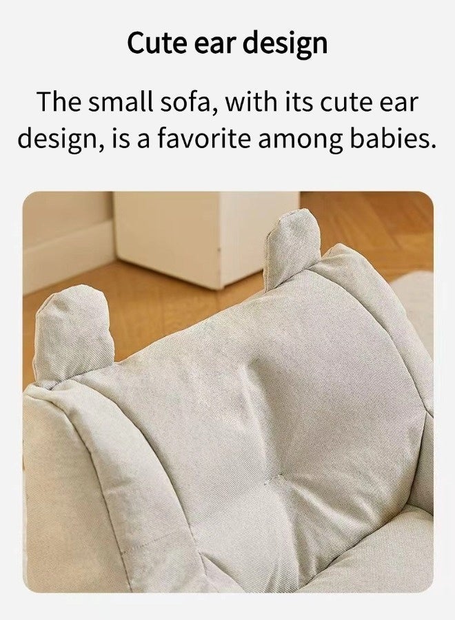 فيكسبلورن أرائك أطفال لطيفة ورائعة، أرائك أطفال مع أكياس تخزين، أرائك فردية لطيفة مناسبة للأطفال الصغار، أرائك أطفال صغيرة، أرائك بوف، مناسبة للأولاد والبنات للقراءة واللعب والاسترخاء، مناسبة لغرف المعيشة وغرف الأطفال وغرف الحضانة. - Image 3